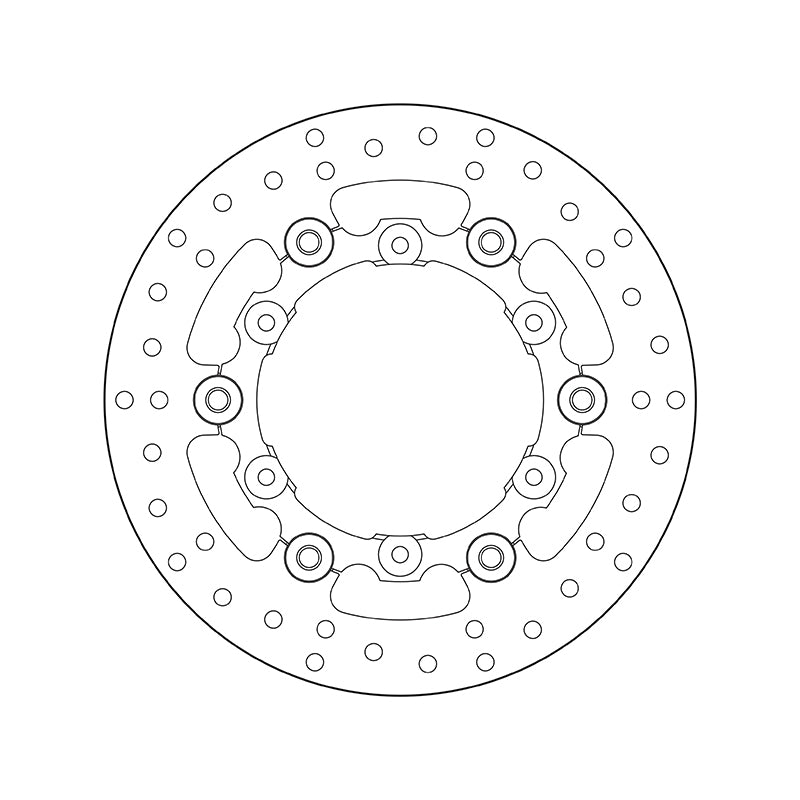Ktm Smc 690 [BREMBO] - Series Oro round floating brake discs - in pairs