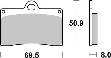 Ducati Monster 900 [BREMBO] - Competition Carbon Ceramic Brake Pads - 07BB15RC