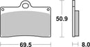 Moto Guzzi Centauro [BREMBO] - Competition Carbon Ceramic Brake Pads - 07BB15RC
