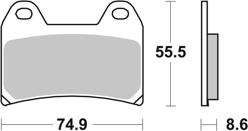 Ktm Adventure 790 [BREMBO] - Competition Carbon Ceramic Brake Pads - 07BB19RC