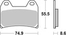 Ducati Multistrada 1200 [BREMBO] - Competition Carbon Ceramic Brake Pads - 07BB19RC-1