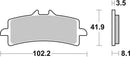 Suzuki GSX 800 S [BREMBO] - Competition Carbon Ceramic Brake Pads - 07BB37RC