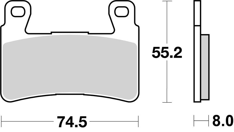 Honda Vtr 1000 Sp 1 [BREMBO] - Competition Carbon Ceramic Brake Pads - 07HO45RC