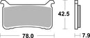 Honda Cmx 1100 [BREMBO] - Competition Carbon Ceramic Brake Pads - 07HO63RC-1