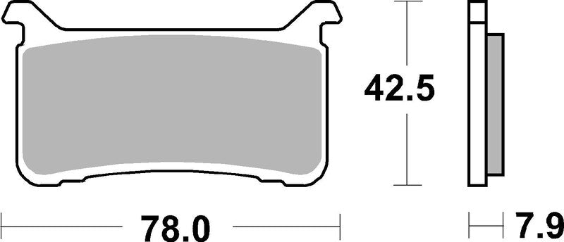 Honda Cmx 1100 Rebel [BREMBO] - Competition Carbon Ceramic Brake Pads - 07HO63RC
