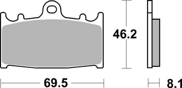 Suzuki Gsf 650 Bandit Abs [BREMBO] - Competition Carbon Ceramic Brake Pads - 07KA13RC
