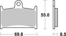 Triumph Daytona 955 [BREMBO] - Competition Carbon Ceramic Brake Pads - 07SU14RC