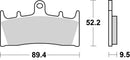 Suzuki Gsx 1400 [BREMBO] - Competition Carbon Ceramic Brake Pads - 07SU19RC
