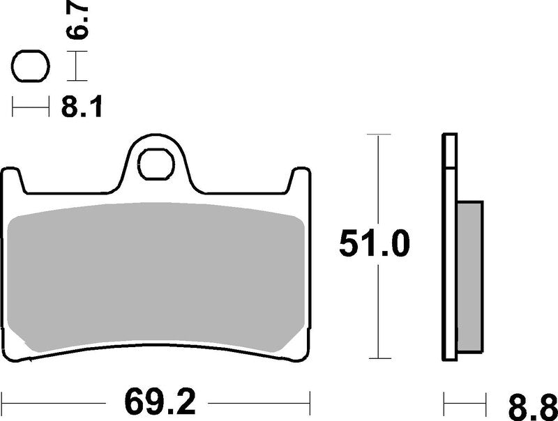 Yamaha Xsr 700 [BREMBO] - Competition Carbon Ceramic Brake Pads - 07YA23RC