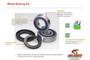 Bmw F 650 Gs Twin [ALL BALLS] - Wheel bearing kit rear wheel All Balls Honda CBR900RR-1