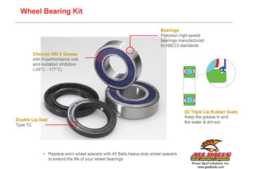 Honda St 1300 [ALL BALLS] - Rear wheel bearing kit for ST1300 - 0