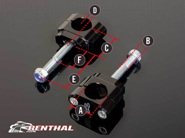 Yamaha Yz 450 [RENTHAL] - Fatbar/Twinwall clamps Ø28.6mm