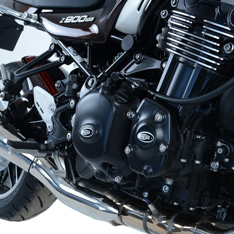 Kawasaki Z 900 RS CAFE ZR900E [2018-2020] - (Clutch) Right Crankcase Cover Protector Black Kawasaki Z900RS