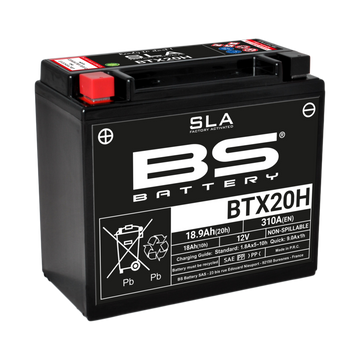 Harley Davidson Fxsts [BS BATTERY] - SLA Maintenance Free Battery Factory Activated - BTX20H - 0