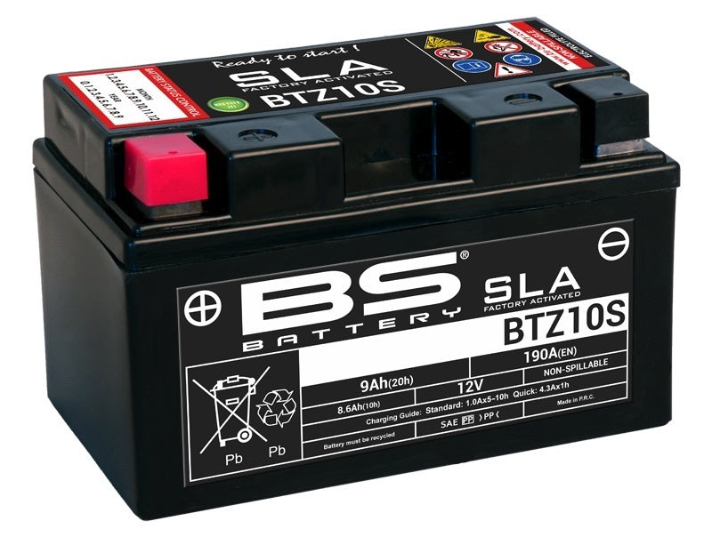 Gasgas Sm 700 [BS BATTERY] - SLA Maintenance Free Battery Factory Activated - BTZ10S