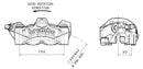 Honda Cb 1000 [BREMBO] - M50 front left brake caliper titanium Ø30mm-2