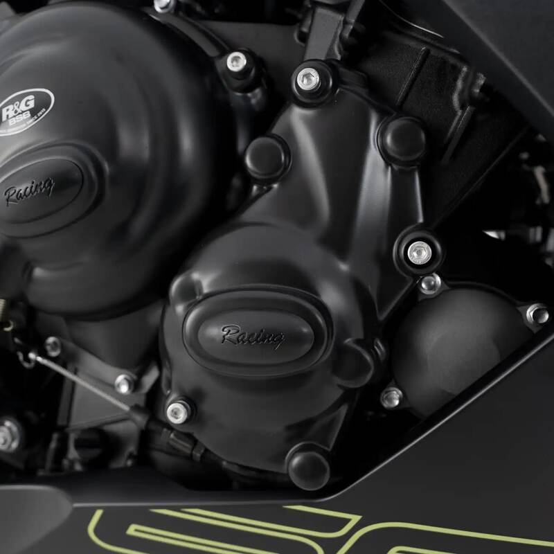 Triumph DAYTONA 660 [2024-2026] - Race Series Right Crankcase Cover Protector (Ignition) - Black Triumph Trident 660