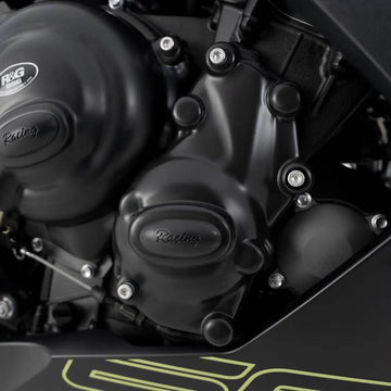 Triumph DAYTONA 660 [2024-2026] - Race Series Right Crankcase Cover Protector (Ignition) - Black Triumph Trident 660