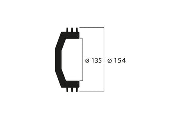 Honda Z 125 [MALOSSI] - clutch bell with plates ø 135 mm