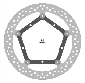 Aprilia Tuareg 660 [NG BRAKE DISC] - round floating brake disc