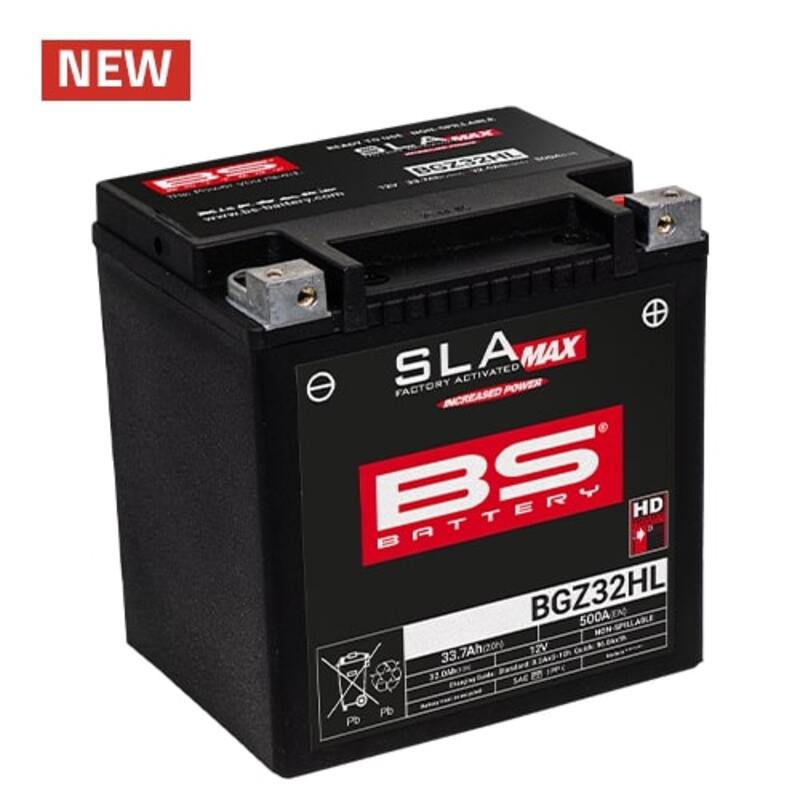 Harley Davidson Flhtc [BS BATTERY] - SLA Maintenance Free Battery Factory Activated - BGZ32HL