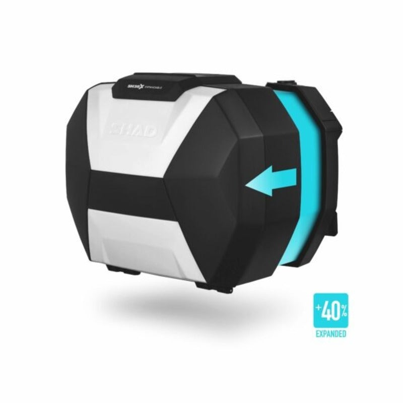 Kymco Ak 550 [SHAD] - SH38X Aluminum Expandable Side Case Set