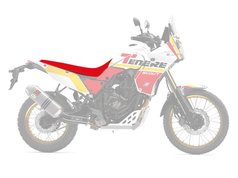 Yamaha Tenere 700 [BLACKBIRD] - Rally Ride Seat Cover - Black/Red