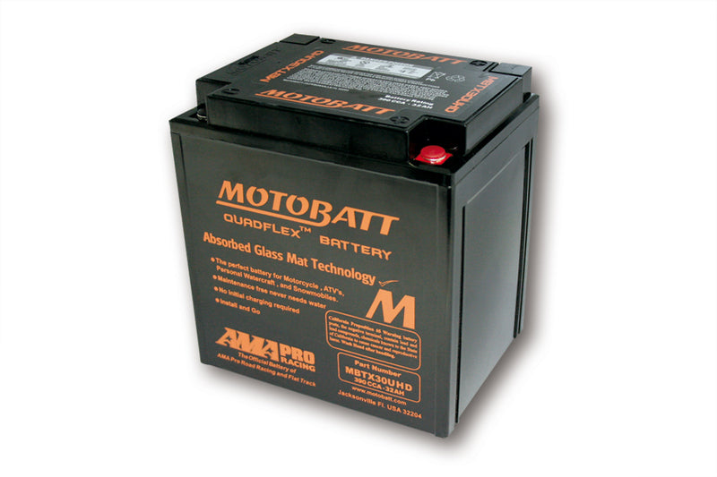 Harley Davidson Flhtcui [MOTOBATT] - Battery MBTX30UHD, Black