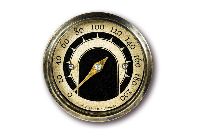 Analog Tascho MST Vintage brass ring for motorcycles [MotoGadget]