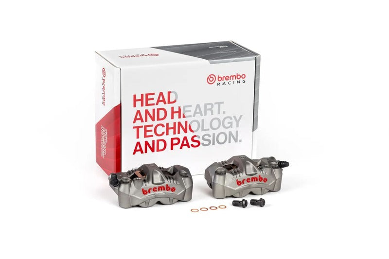 Yamaha Tracer 9 Y-Amt [BREMBO RACING] - GP4-RS Pair of front radial brake calipers 4 pistons Ø3mm