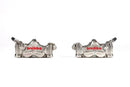 Aprilia Tuono 660 [BREMBO RACING] - Pair of GP4RX - 1mm brake calipers (CNC machined - chrome plated) (with pads)-2