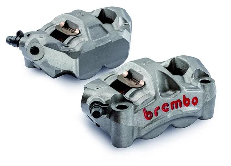 Ducati Monster 1200 [BREMBO RACING] - M5 pair of radial front brake calipers 4 pistons Ø3mm