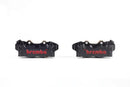 Aprilia Smv 1200 Dorsoduro [BREMBO RACING] - UPGRADE GP4-RB 4-piston brake calipers (pair) front, Ø 30/34 mm-2