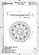 Aprilia Smv 750 Dorsoduro [BREMBO RACING] - UPGRADE Supersport round floating brake discs - in pairs-2