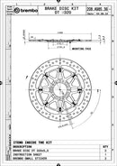 Ducati Scrambler 1100 [BREMBO RACING] - UPGRADE T-Drive floating brake disc - 208A98536-2