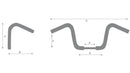 Harley Davidson Fxst [HIGHWAY HAWK] - Venice Beachbar 1 inch handlebar with 3 holes, 940mm wide 80mm high, chrome-3
