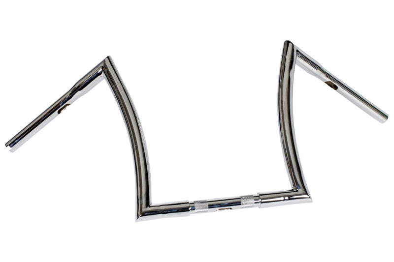 Honda Vt 750 [HIGHWAY HAWK] - Bad Ape 1 inch handlebar with 3 holes, 800mm wide 360mm high, chrome