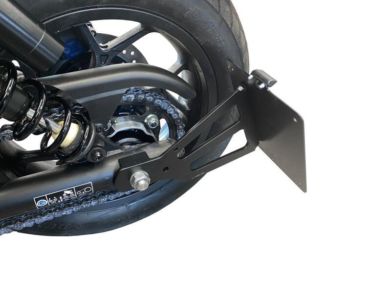 Honda Cmx Rebel [BURCHARD EXCELLENCE] - Side license plate holder with parts certificate, Honda CMX 1100 Rebel manual transmission/SC83, matt black