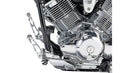 Yamaha Xvs 1100 Drag Star [BURCHARD EXCELLENCE] - forward footrest system with ABE, +19 cm, Yamaha XVS 1100 Drag Star /Classic, Sundance milled, chrome