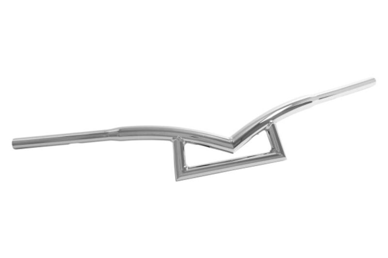 Harley Davidson Sportster Note [HIGHWAY HAWK] - Poseidon handlebar, 1 inch (25.4 mm), with 3 holes, chrome