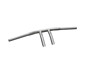 Kawasaki Vn 1600 Mean Streak [HIGHWAY HAWK] - Wishbone handlebar, 1 inch (25.4 mm), 800 mm wide, 200 mm high, 90 mm clamp, chrome