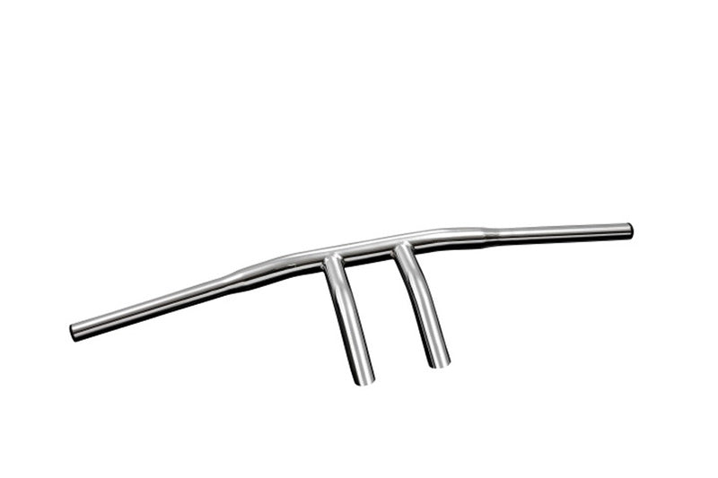 Kawasaki Vn 900 [HIGHWAY HAWK] - Wishbone handlebar, 1 inch (25.4 mm), 800 mm wide, 200 mm high, 90 mm clamp, chrome