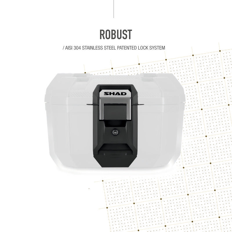 Honda X-Adv [SHAD] - Topcase Terra TR41 black/aluminium cover
