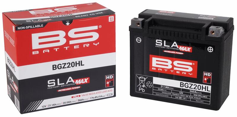 Yamaha Xvs 1300 [BS BATTERY] - SLA Maintenance Free Battery Factory Activated - BGZ20HL