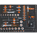 BETA TOOLS C45PRO 2.0 X Werkstatteinrichtung mit 268 Universalwerkzeugen der Beta Worker Serie