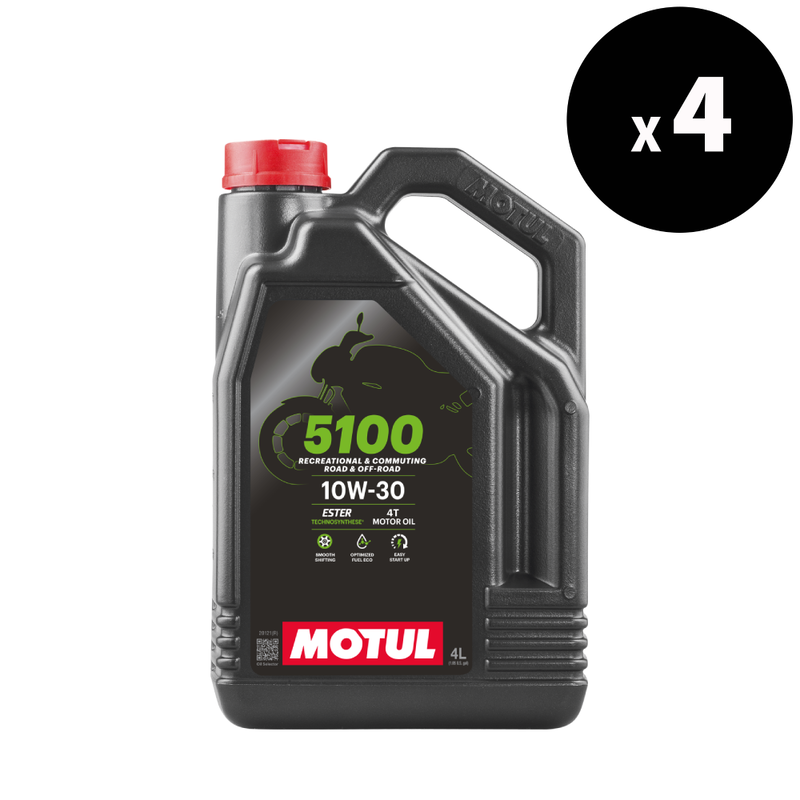 5100 4T 10W30 Motor oil 4L - 4 pack [Motul]