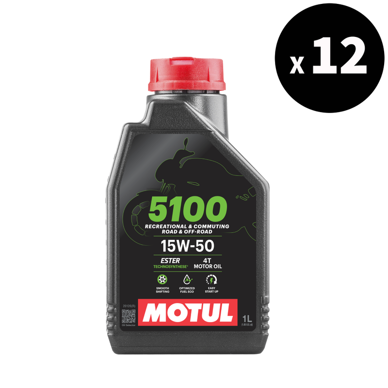 5100 4T motor oil 15W50 1l 12er Pack [Motul]