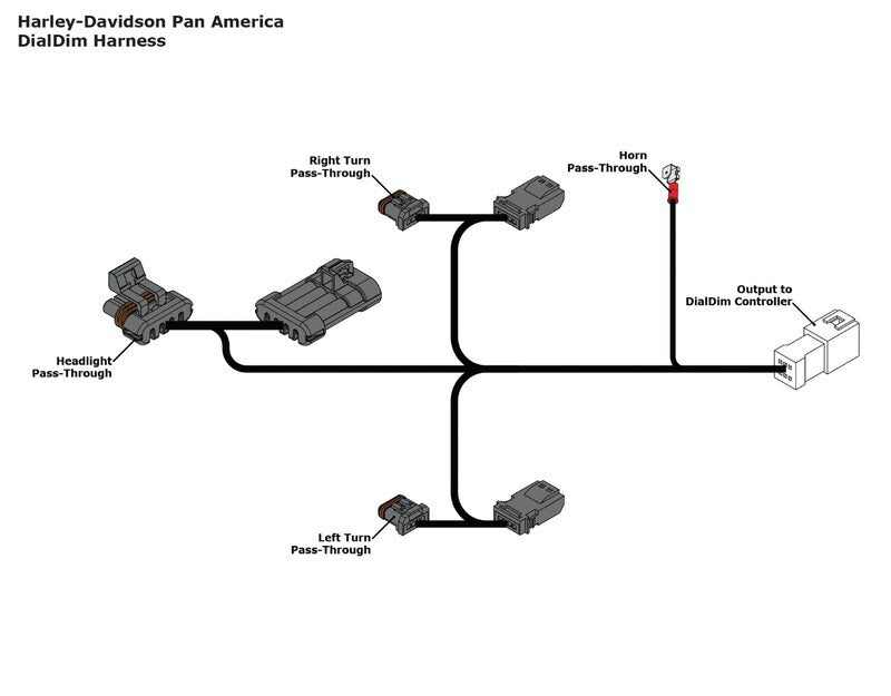 Harley-Davidson Pan America 1250 RA1250 [Denali]-Nebelllicht kit