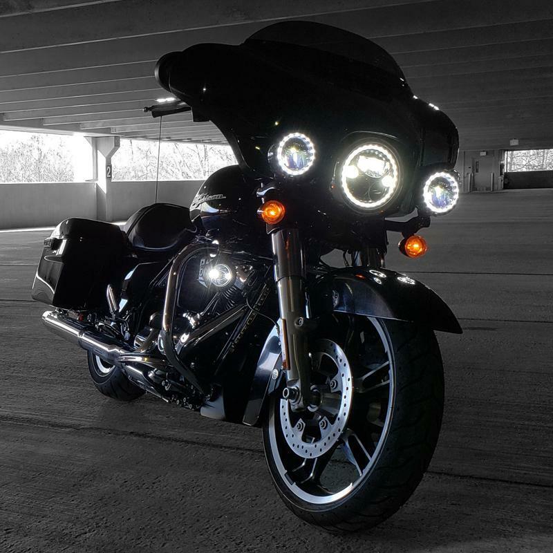 Harley-Davidson Road Glide St Fltrxst [denali]-fog lights kit
