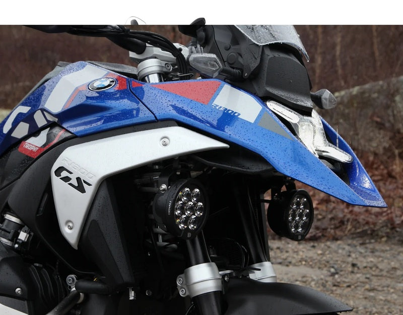 Bmw R 1300 Gs Trophy [DENALI] - D7 LED 10W lighting set - with CanSmart Gen II controller and holder